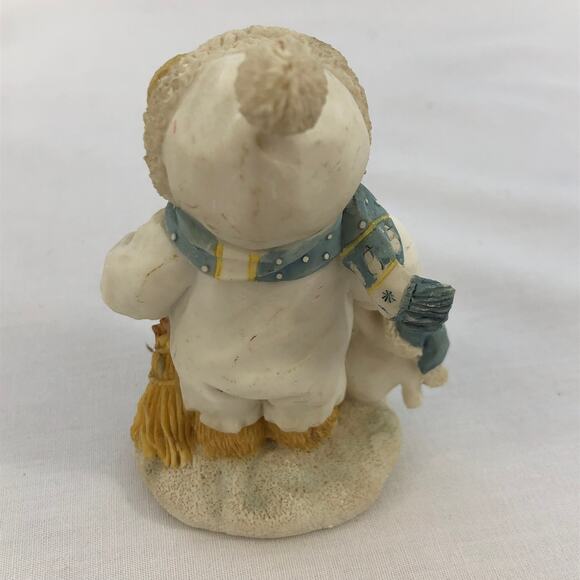 Holiday Teddy Bears & Cats Resin Figurines Seasonal Set of 4 - Picture 11 of 13